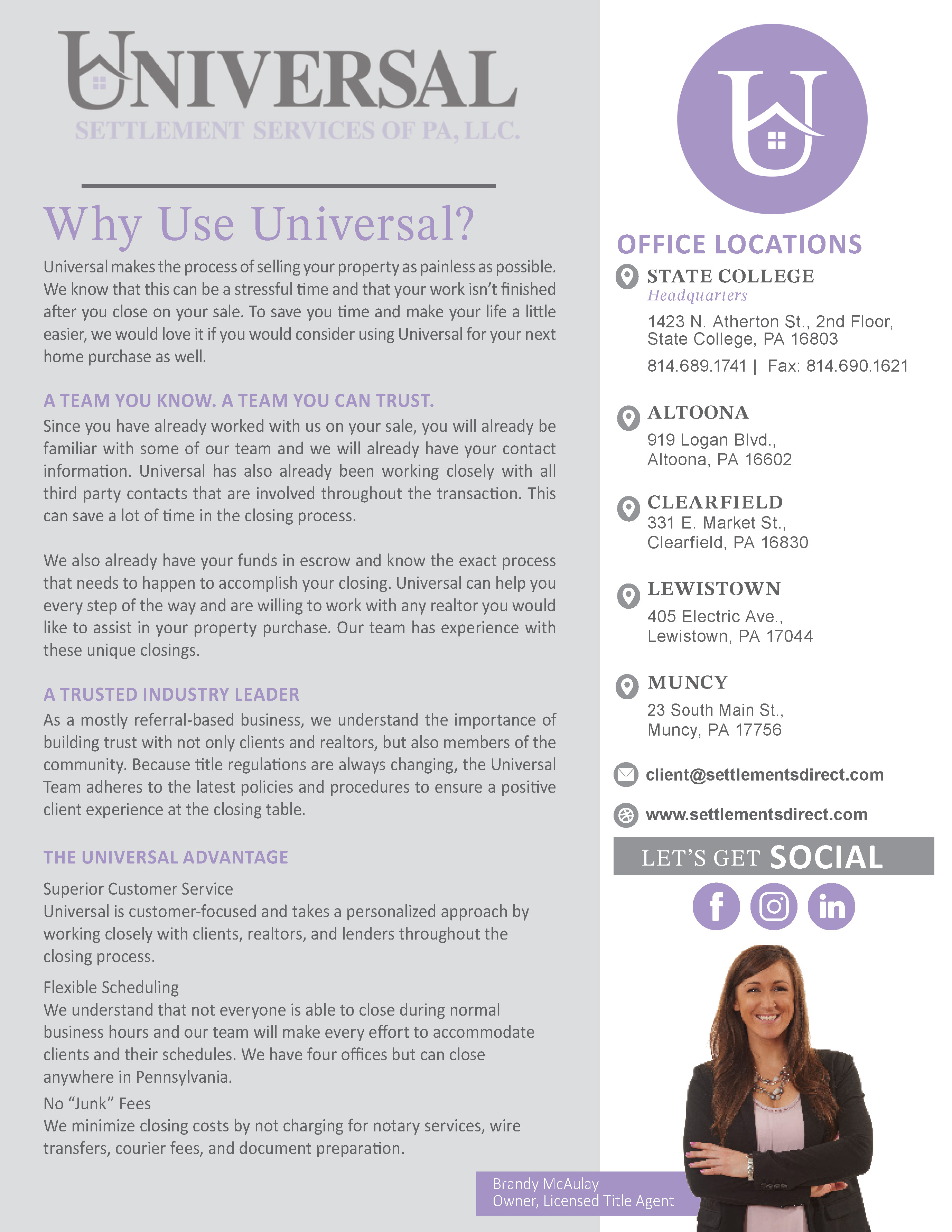 Why use universal seller to buyer